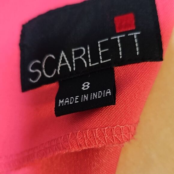 Scarlet, pink sleeveless dress. Size 8. - Picture 6 of 6